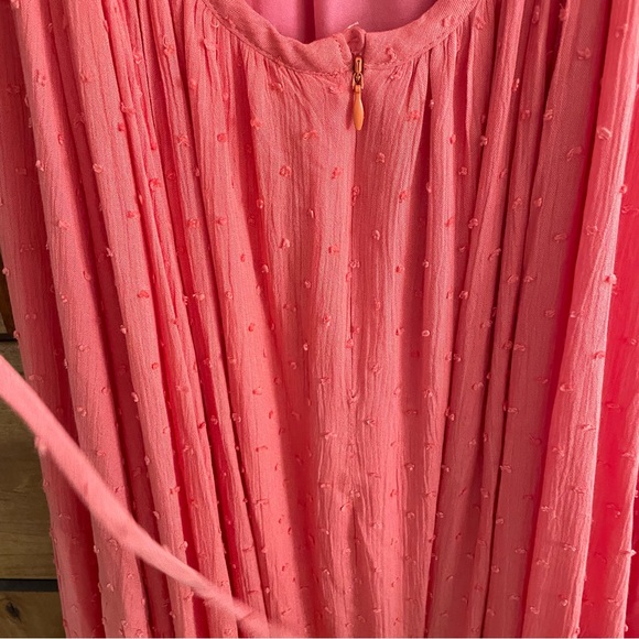 KLEID coral asymmetrical hem maxi dress, size M, NWT - Picture 12 of 16